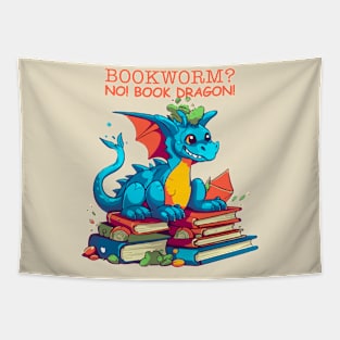 Bookworm? No! Book Dragon! Tapestry