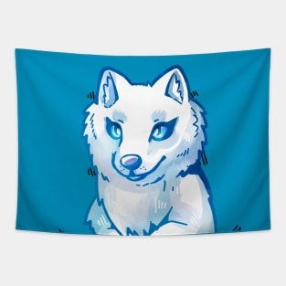 Pocket Cute Arctic Fox Tapestry