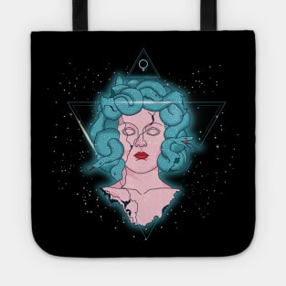 Medusa Gorgo With Venomous Snake Head Tote