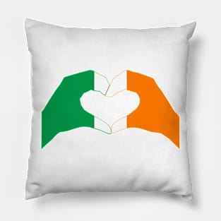 We Heart Ireland Patriot Flag Series Pillow