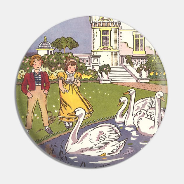 Vintage Fairy Tales, The Ugly Duckling by  Hans Christian Andersen Pin by MasterpieceCafe