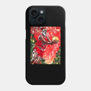 BASKETBALLART - JORDAN CHRISTMAS Phone Case