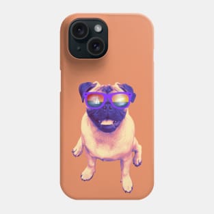 Beach Bum Pug Phone Case