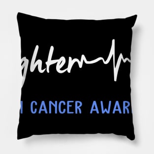 Colon Cancer Awareness Support Colon Cancer Fighter Gifts Pillow