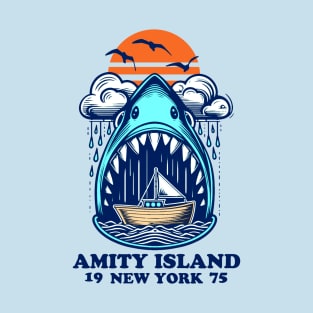 Amity Island - New York T-Shirt