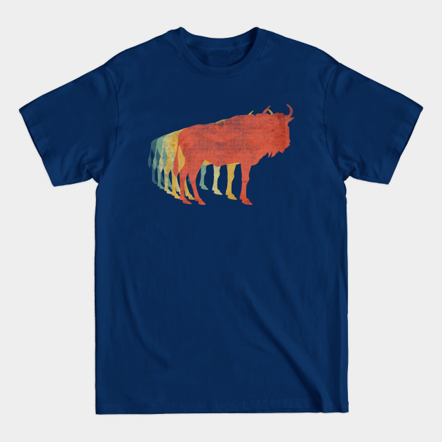 Discover Water Buffalo Retro Vintage Color - Water - T-Shirt