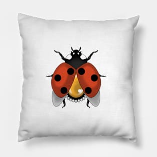 Ladybug Gemstone Pillow