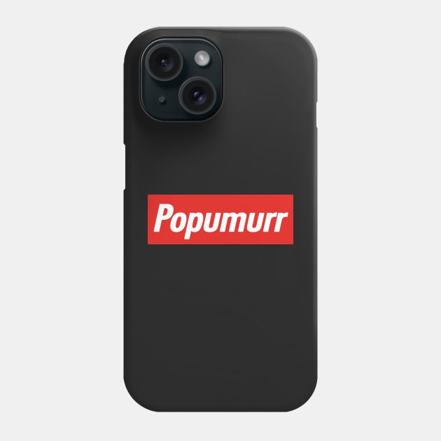 popumurr box logo spoof Phone Case by teamalphari