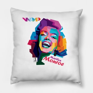 Marilyn Monroe Vintage Colors Pillow