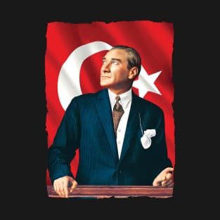 Atatürk and Flag T-Shirt