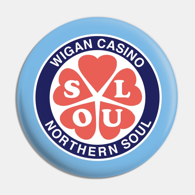 Wigan Casino Northern Soul Pin by RussellTateDotCom