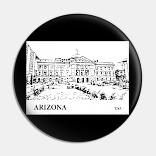 Arizona State USA Pin