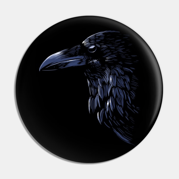 Crow Pin by albertocubatas