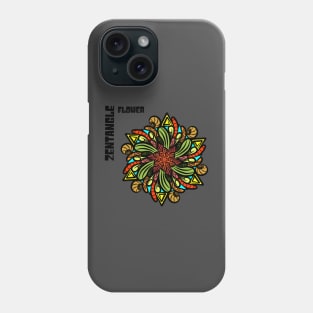 zentangle flower Phone Case