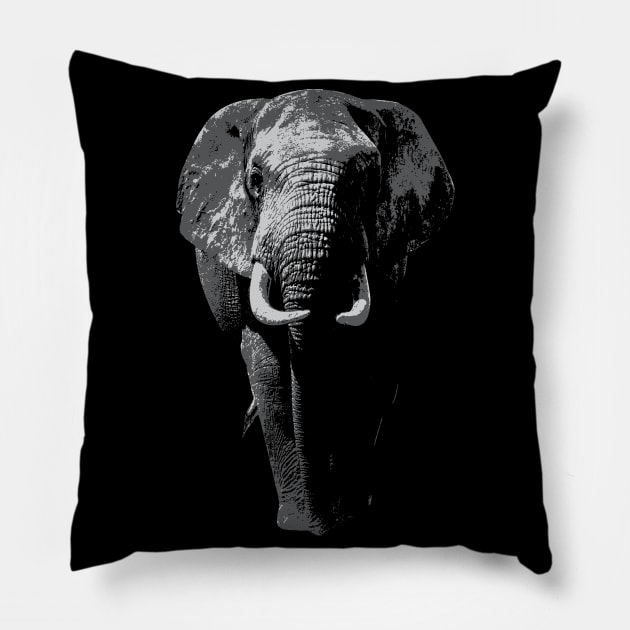 Elephant Big Five Africa Pillow by Hariolf´s Mega Store