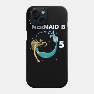 5th Birthday Mermaid Phone Case