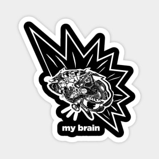 my brain music Magnet