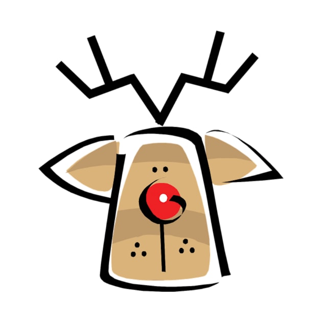 Little Red Nose Raindeer by D3monic