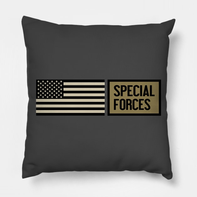 Special Forces Pillow by Jared S Davies