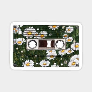 Daisy Cassette Tape Magnet