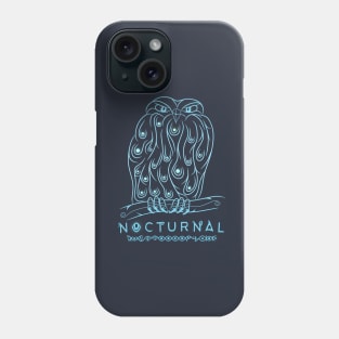 NOCTURNAL LUNAR OWL Phone Case