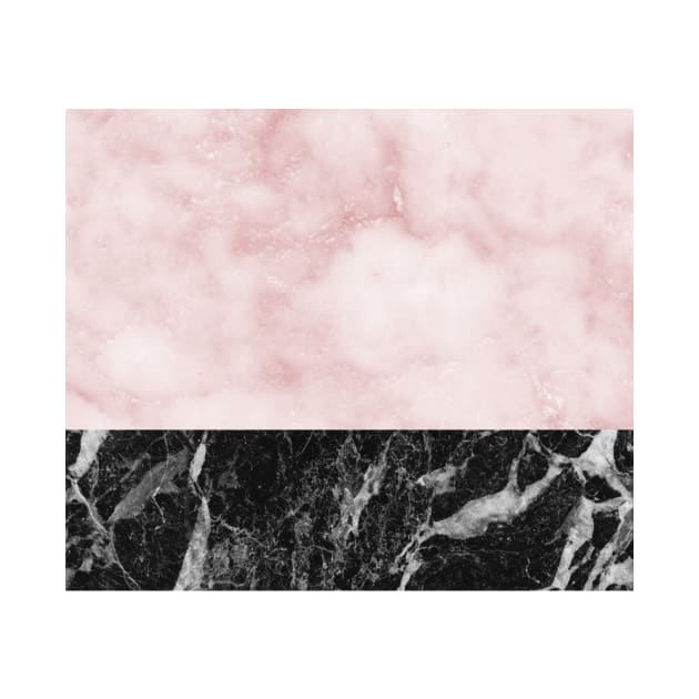 Sivec Rosa pink & Campari black marble by marbleco