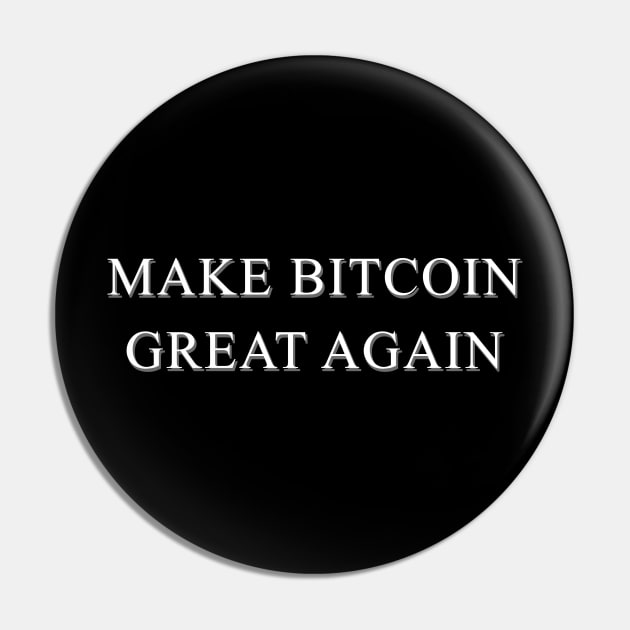 Bitcoin Revolution T-Shirt - Make btc Pin by mangobanana