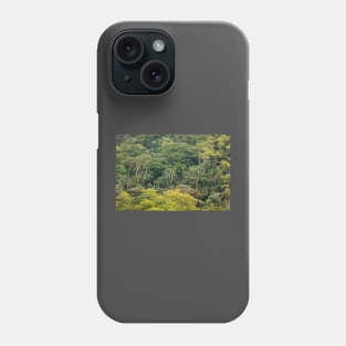 Aerial view of rainforest canopy Phone Case