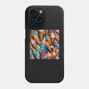 Melting Ice Cream Cones Phone Case