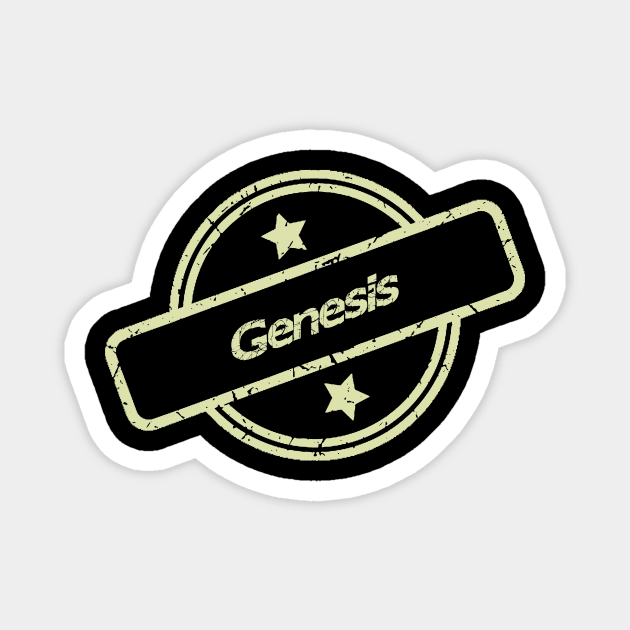 vintage genesis band Magnet by setupid kupid