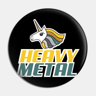 Unicorn Heavy Metal Premium Pin