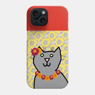 Marigold the Floral Cat Phone Case