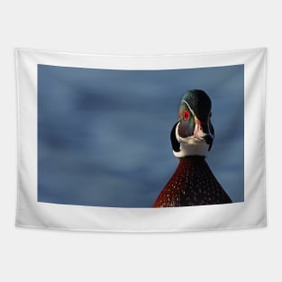 Morning Wood - Wood Duck Tapestry