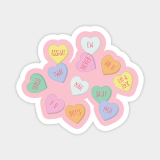 Candy Hearts Magnet