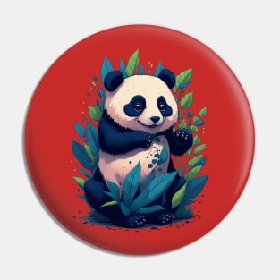 Funny panda Pin