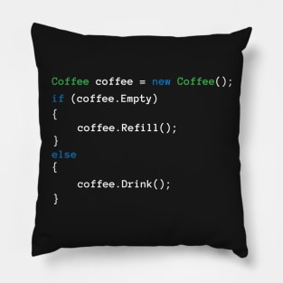 Coffee Code Pillow