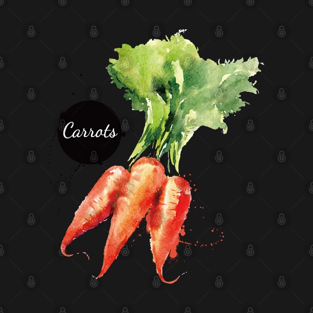 Organic Carrot Art by Pixel Poetry