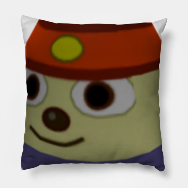 parappa egg Pillow by WormGamer