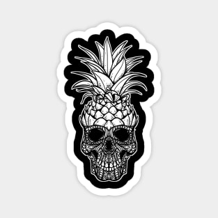 Pineapple Skull Magnet