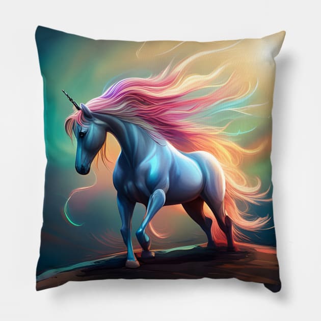 Unicorn Pillow by SmartPufferFish