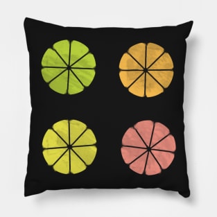 Citrus Stampings Pillow