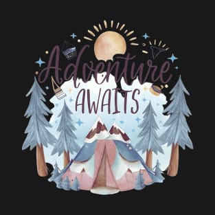 Adventure Awaits Wanderlust" - Explore, Discover, Roam T-Shirt