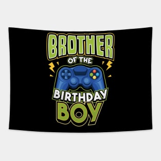 Brother of the Birthday Boy Matching Video Gamer Tapestry