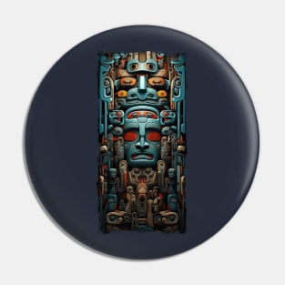 Techno Totem Pin