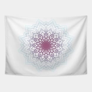 Purple and Blue Mandala Tapestry