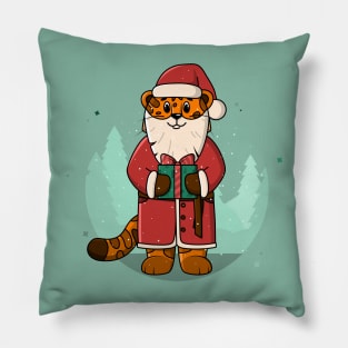 Tiger Santa Pillow