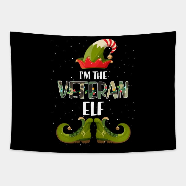 Im The Veteran Elf Christmas Tapestry by intelus