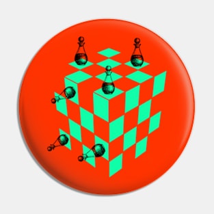 Chess cube Pin