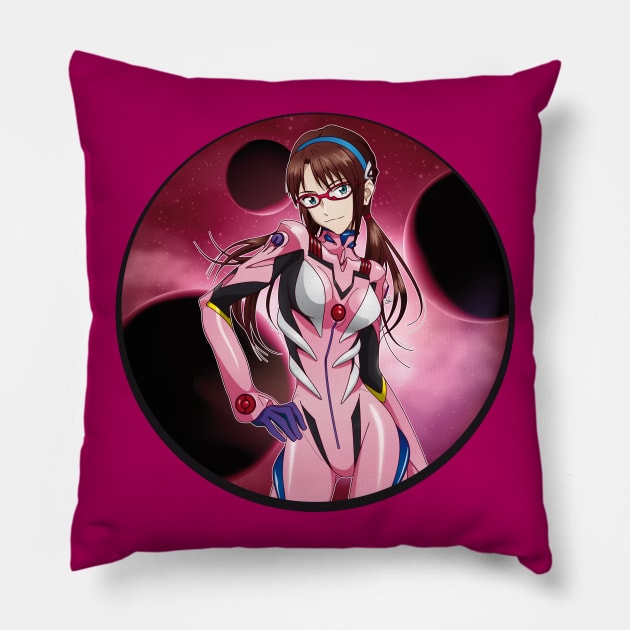 Makinami Mari Illustrious Pillow by YueGraphicDesign