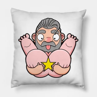 Silver Daddy Bum Squeeze Pillow